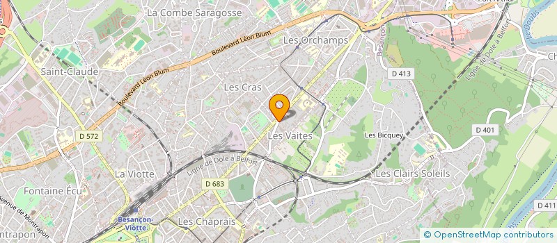 localisation de l'entreprise MONSIEUR MICHAEL BALANDIER  BESANCON