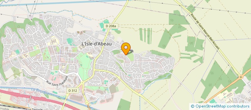 localisation de l'entreprise MONSIEUR MICHAEL BALLET  L'ISLE-D'ABEAU