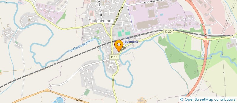 localisation de l'entreprise MONSIEUR MICHAEL BALLEVRE  FAULQUEMONT