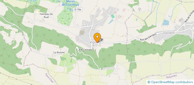 localisation de l'entreprise MONSIEUR MICHAEL BARAT  VIGNIEU