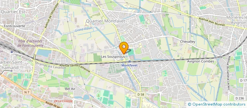 localisation de l'entreprise MONSIEUR MICHAEL BARRAUX à AVIGNON