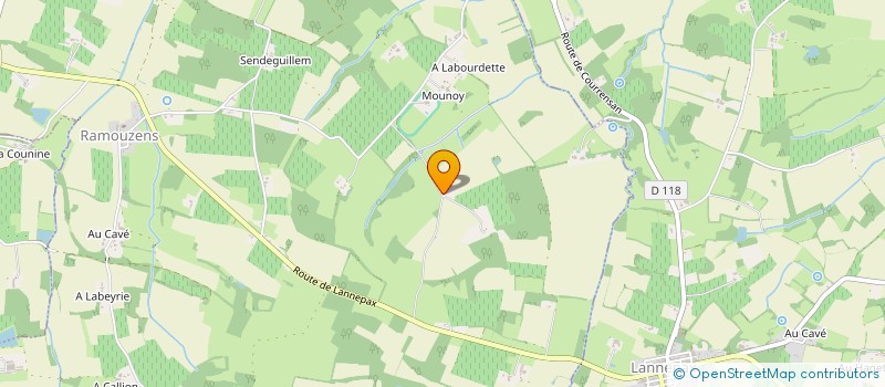 localisation de l'entreprise MONSIEUR MICHAEL BARRETT  SAINT-PAUL-SUR-SAVE