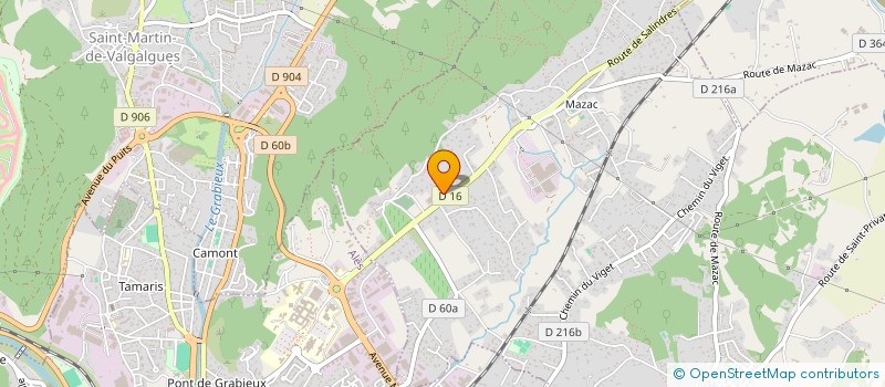 localisation de l'entreprise MONSIEUR MICHAEL BASTIDE  SAINT-PRIVAT-DES-VIEUX