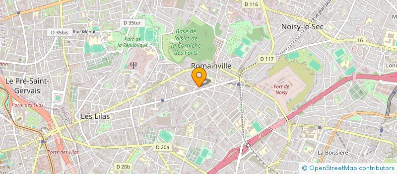 localisation de l'entreprise MONSIEUR MICHAEL BATAILLE à ROMAINVILLE