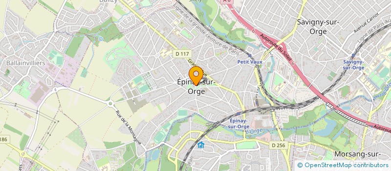 localisation de l'entreprise MONSIEUR MICHAEL BAUMGARTNER  EPINAY-SUR-ORGE