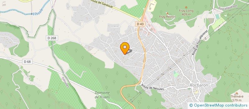 localisation de l'entreprise MONSIEUR MICHAEL BECAERT  MEOUNES-LES-MONTRIEUX