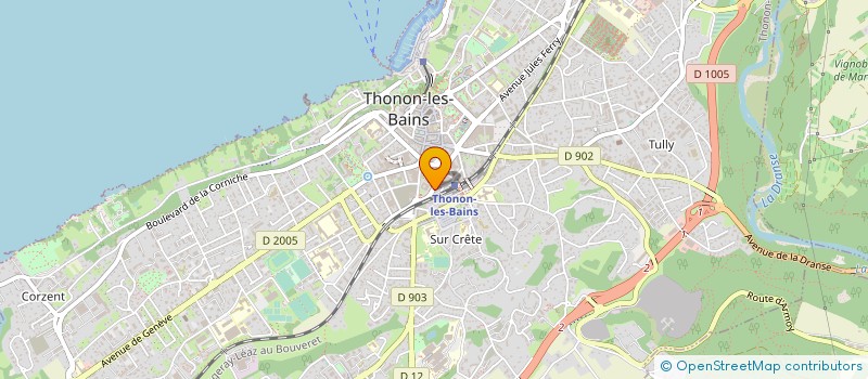 localisation de l'entreprise MONSIEUR MICHAEL BEDOGNI à THONON-LES-BAINS