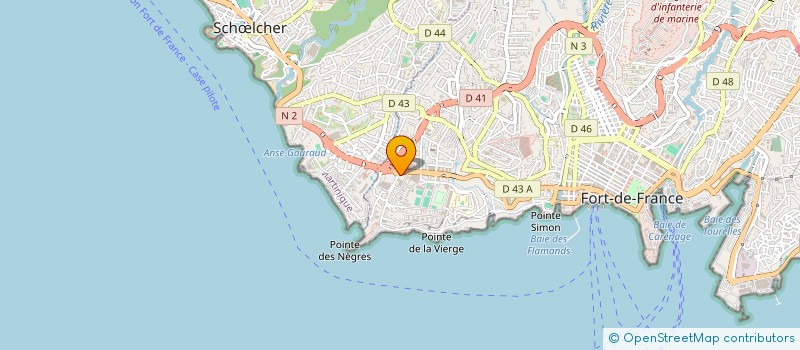 localisation de l'entreprise MONSIEUR MICHAEL BEDOT  FORT-DE-FRANCE