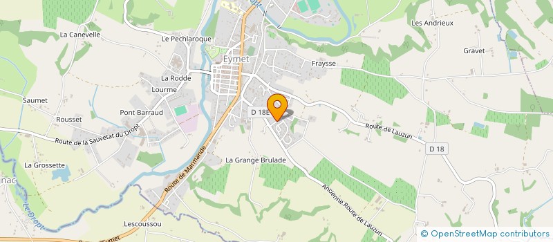 localisation de l'entreprise MONSIEUR MICHAEL BEGLEY  EYMET