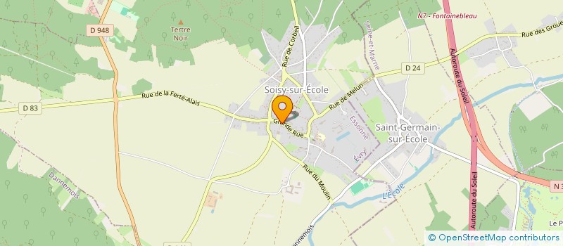 localisation de l'entreprise MONSIEUR MICHAEL BENEDICTO  SOISY-SUR-ECOLE