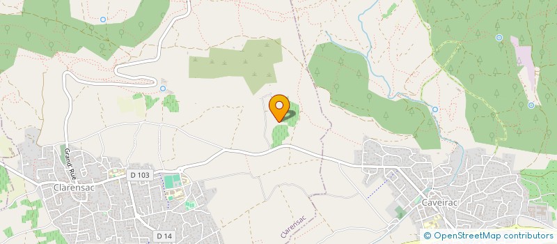 localisation de l'entreprise MONSIEUR MICHAEL BENET  CLARENSAC