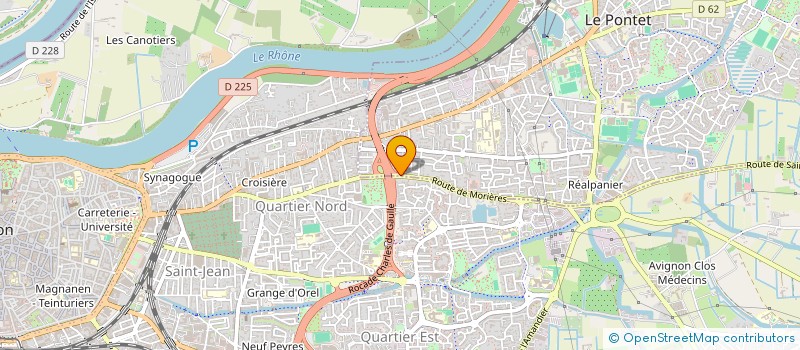 localisation de l'entreprise MONSIEUR MICHAEL BENITO  LE PONTET