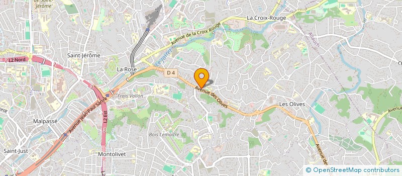 localisation de l'entreprise MONSIEUR MICHAEL BENTOLILA  MARSEILLE
