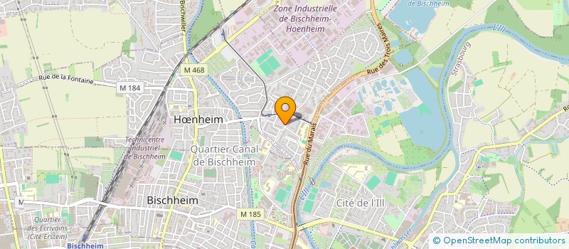 localisation de l'entreprise MONSIEUR MICHAEL BERAUER  HNHEIM