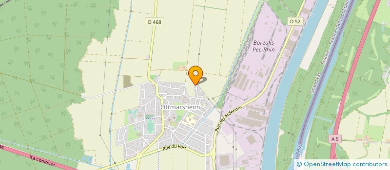 localisation de l'entreprise MONSIEUR MICHAEL BERTRAND  OTTMARSHEIM
