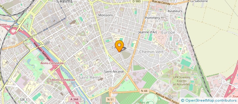 localisation de l'entreprise MONSIEUR MICHAEL BERWICK  REIMS