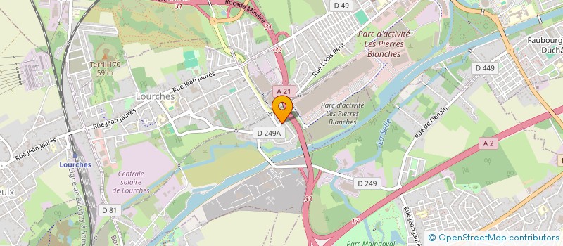 localisation de l'entreprise MONSIEUR MICHAEL BETRANCOURT  LOURCHES