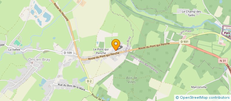 localisation de l'entreprise MONSIEUR MICHAEL BETTAN  ONS-EN-BRAY