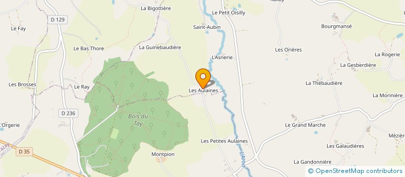 localisation de l'entreprise MONSIEUR MICHAEL BEUCHER  SAINT-THOMAS-DE-COURCERIERS