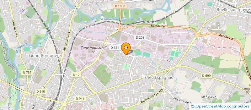 localisation de l'entreprise MONSIEUR MICHAEL BEYENE  L'ISLE-D'ESPAGNAC