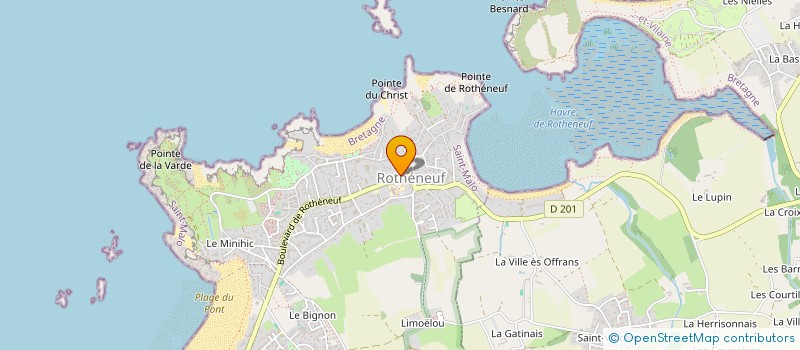 localisation de l'entreprise MONSIEUR MICHAEL BEYRIS  SAINT-MALO