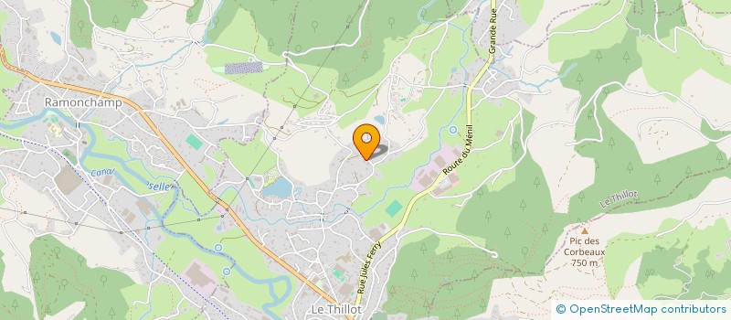 localisation de l'entreprise MONSIEUR MICHAEL BIANCO  LE THILLOT