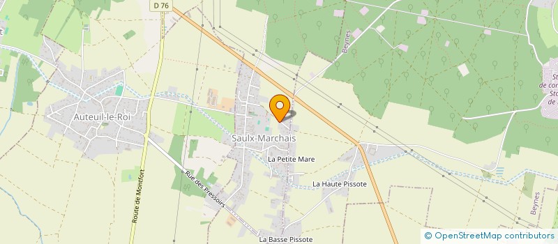 localisation de l'entreprise MONSIEUR MICHAEL BICHOT  SAULX-MARCHAIS