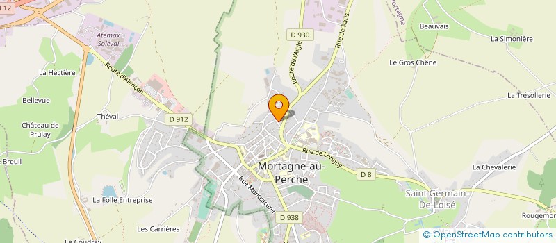 localisation de l'entreprise MONSIEUR MICHAEL BIZOT à MORTAGNE-AU-PERCHE