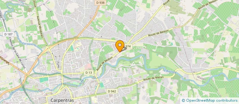 localisation de l'entreprise MONSIEUR MICHAEL BLANC à CARPENTRAS