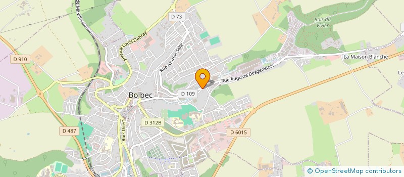 localisation de l'entreprise MONSIEUR MICHAEL BLANQUET à BOLBEC