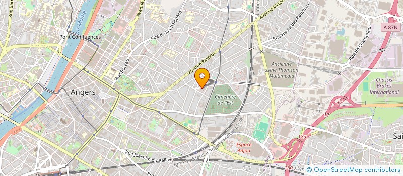 localisation de l'entreprise MONSIEUR MICHAEL BLOTIN  ANGERS