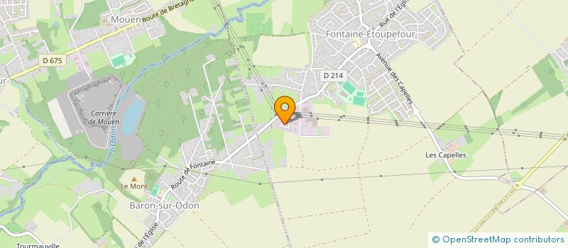 localisation de l'entreprise MONSIEUR MICHAEL BOISGONTIER  FONTAINE-ETOUPEFOUR