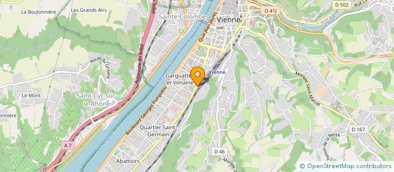 localisation de l'entreprise MONSIEUR MICHAEL BOISSEAU à VIENNE