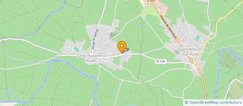 localisation de l'entreprise MONSIEUR MICHAEL BONET  SAINT-NAZAIRE-D'AUDE