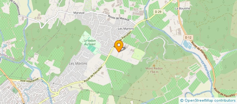localisation de l'entreprise MONSIEUR MICHAEL BONGIOVANNI à LA CRAU