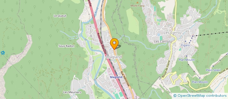 localisation de l'entreprise MONSIEUR MICHAEL BONNET  MAGLAND