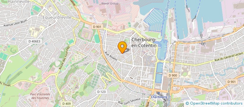 localisation de l'entreprise MONSIEUR MICHAEL BONNET  CHERBOURG-EN-COTENTIN