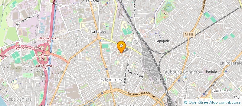 localisation de l'entreprise MONSIEUR MICHAEL BONNET  TOULOUSE