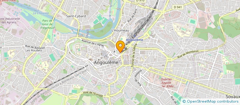 localisation de l'entreprise MONSIEUR MICHAEL BONNIN à ANGOULEME