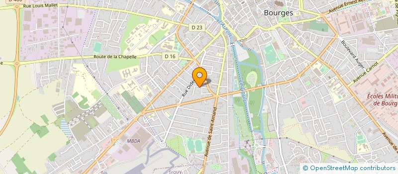 localisation de l'entreprise MONSIEUR MICHAEL BONTEMPS  BOURGES