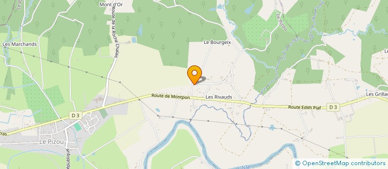 localisation de l'entreprise MONSIEUR MICHAEL BORDAT  LE PIZOU