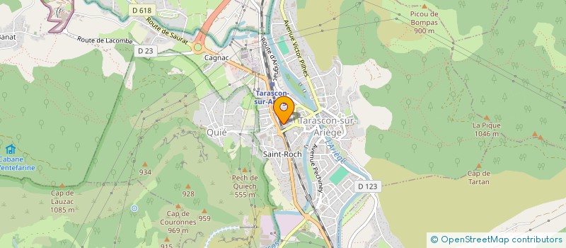 localisation de l'entreprise MONSIEUR MICHAEL BORNAND  SAINT-YRIEIX-SOUS-AIXE