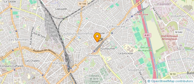 localisation de l'entreprise MONSIEUR MICHAEL BOSSARD  TOULOUSE