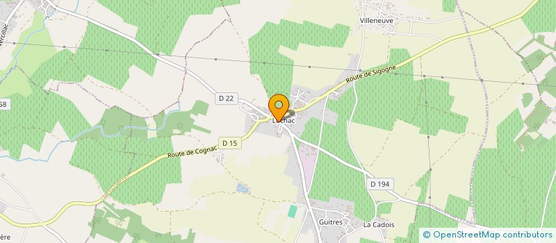 localisation de l'entreprise MONSIEUR MICHAEL BOUCH  CHASSORS