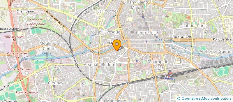 localisation de l'entreprise MONSIEUR MICHAEL BOUCHER  RENNES