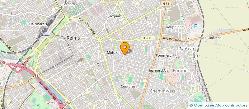 localisation de l'entreprise MONSIEUR MICHAEL BOUCLY à REIMS