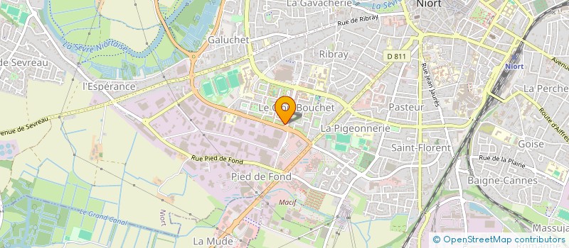 localisation de l'entreprise MONSIEUR MICHAEL BOUGRAS à NIORT