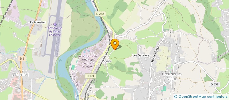 localisation de l'entreprise MONSIEUR MICHAEL BOUGRAS à CREUZIER-LE-VIEUX