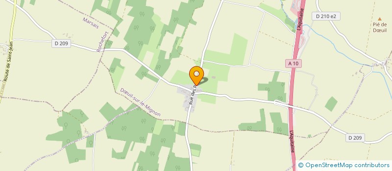 localisation de l'entreprise MONSIEUR MICHAEL BOURASSEAU  DUIL-SUR-LE-MIGNON