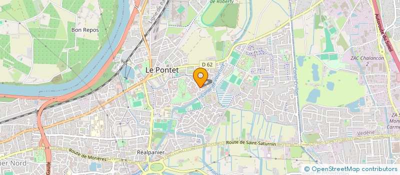 localisation de l'entreprise MONSIEUR MICHAEL BOURDIER DE BEAUREGARD  LE PONTET